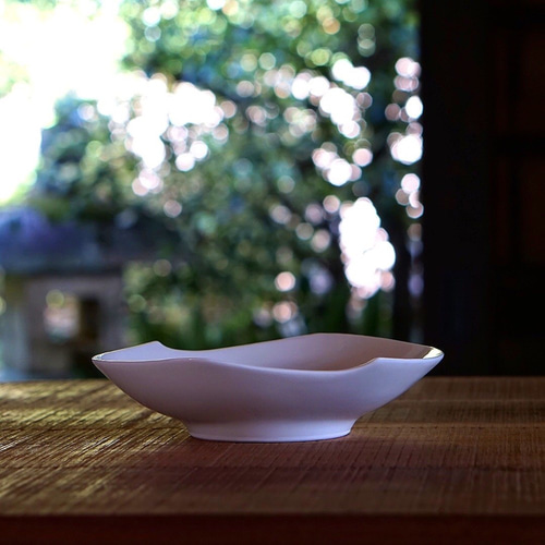 白磁 皿 おしゃれ 京焼 シンプル 白 パスタ フルーツ 盛り皿