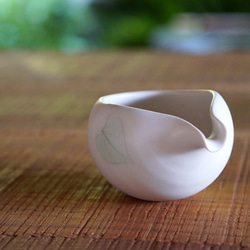 片口 かわいい ミルクピッチャー ソース入れ ナチュラル 植物 作家