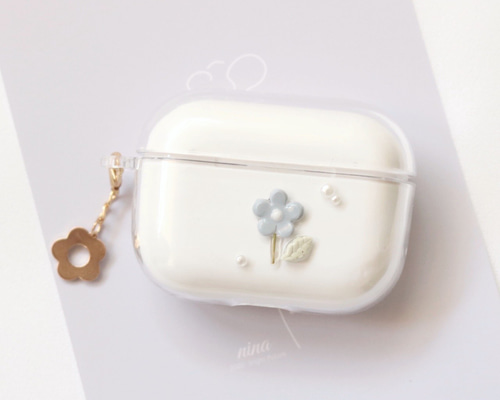 ✨ラスト1点✨お花 AirPodsケース AirPodsケース クリアケース 第1/2世代 第3世代 Pro対応