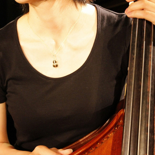 奏者のためのコントラバス ネックレス br.ver ネックレス・ペンダント