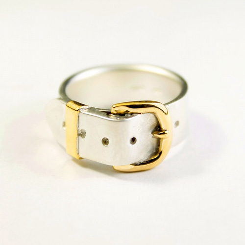 【278】ハンドメイド リング 指輪 ベルトリング cute SV 8mm 指輪・リング small right 通販 562169