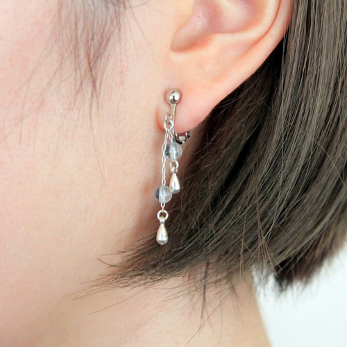 おまとめピアス 傘と雫のピアス/イヤリング ピアス（フック・チェーン） small