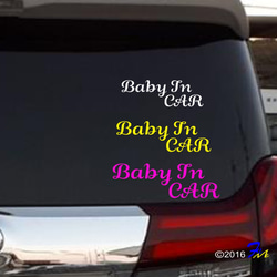 Baby In CAR 08 ステッカー 3枚目の画像