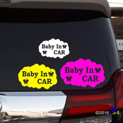 Baby In CAR 10 ステッカー 3枚目の画像