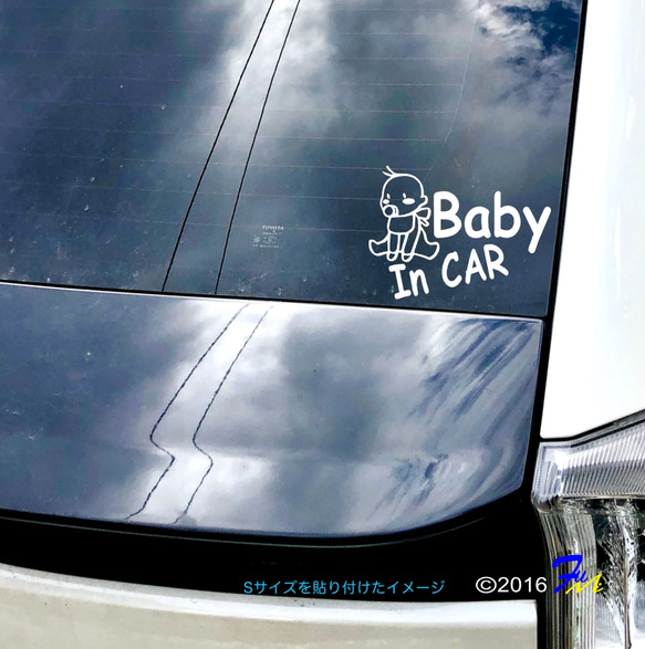 Baby In CAR 12 ステッカー 2枚目の画像