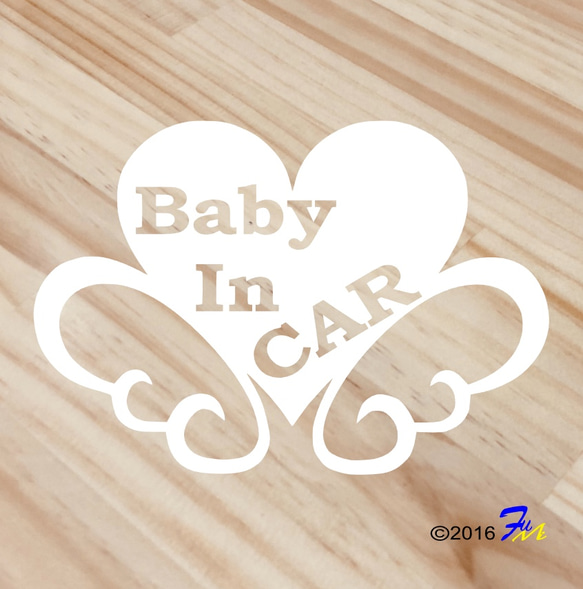 Baby In CAR 09 ステッカー 1枚目の画像