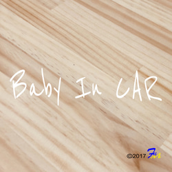 Baby In CAR17 ステッカー 1枚目の画像