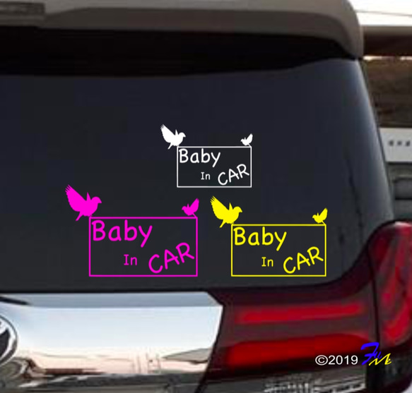 Baby In CAR29 ステッカー 3枚目の画像