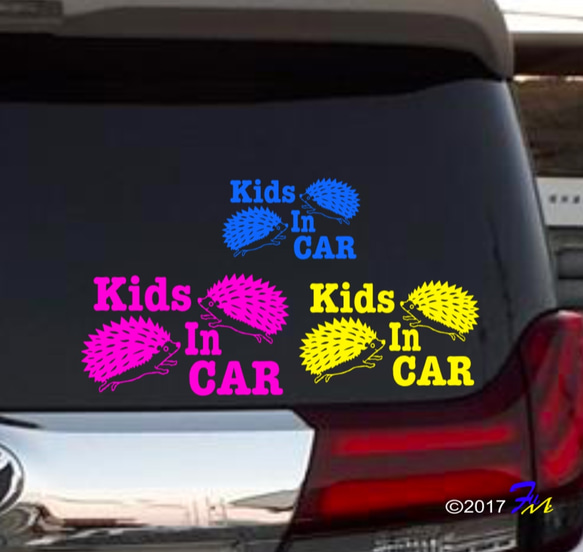 Kids In CAR14 ステッカー 3枚目の画像