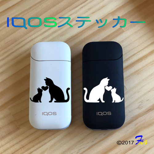 デコiQOSシール ブラックデビル スワロフスキー アイコスケース