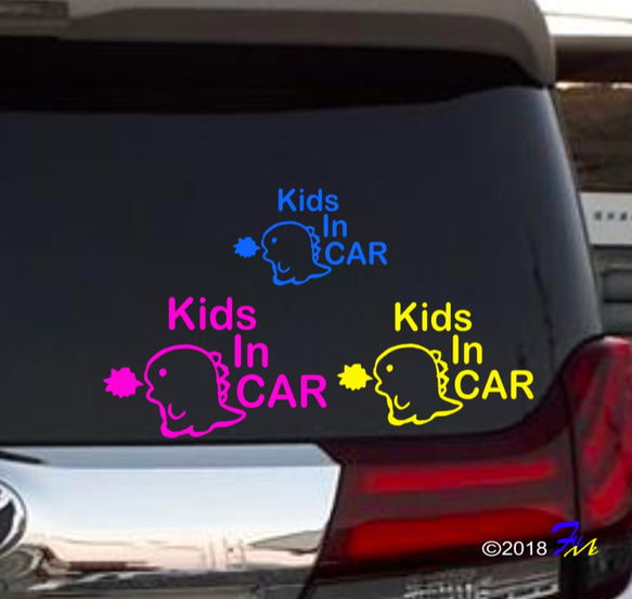 Kids In CAR17 ステッカー 3枚目の画像