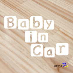 Baby In CAR23 ステッカー 1枚目の画像