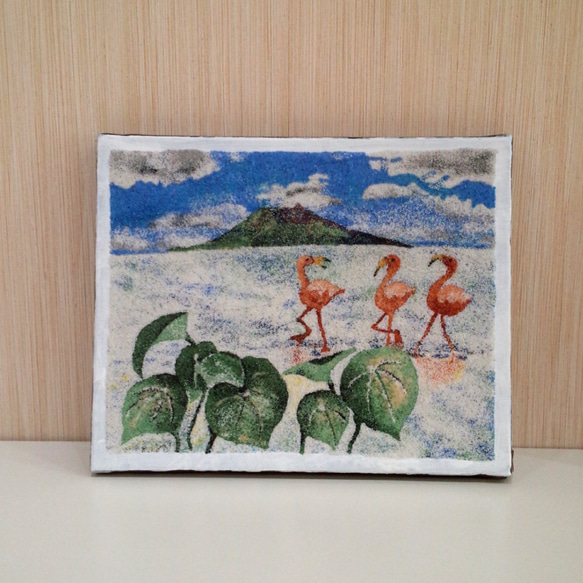 砂絵 お花シリーズ 名刺サイズ砂絵キット その他アート SUNAE 通販