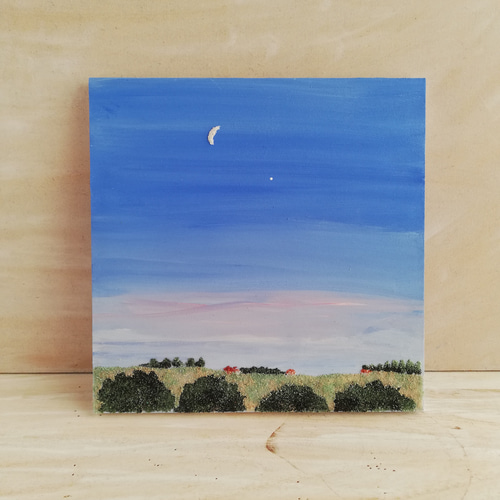 砂で描いた絵『空の絵ー10』 絵画 花と空と 通販 8200371