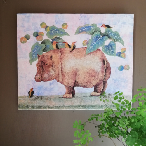 チャウチャウ(犬) クレヨン画 絵画 くりぱん 通販｜Creema(クリーマ)