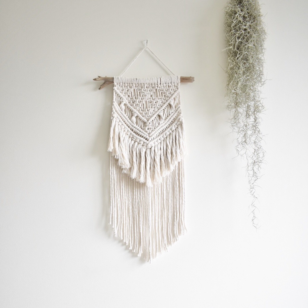 受注制作 マクラメタペストリー Bohoインテリア