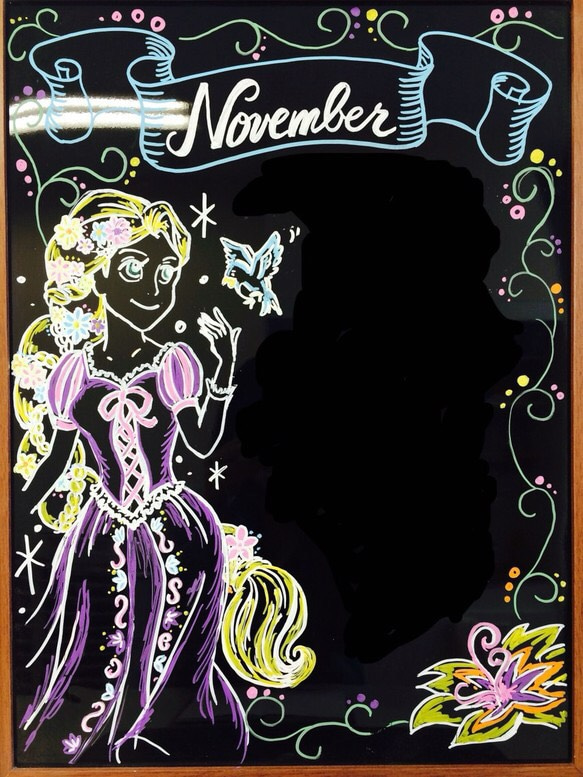 オーダーメイドブラックボード♡ 絵画 mini*flower 通販 1422724
