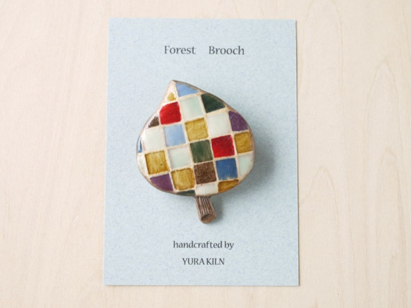 Forest Brooch (葉っぱ -１-） 4枚目の画像