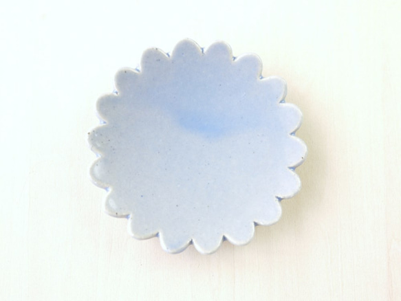藍色花盤（小）·2件套 第4張的照片