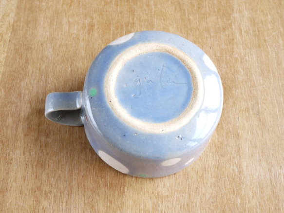 シチューカップ(白×ローズ水玉） 4枚目の画像