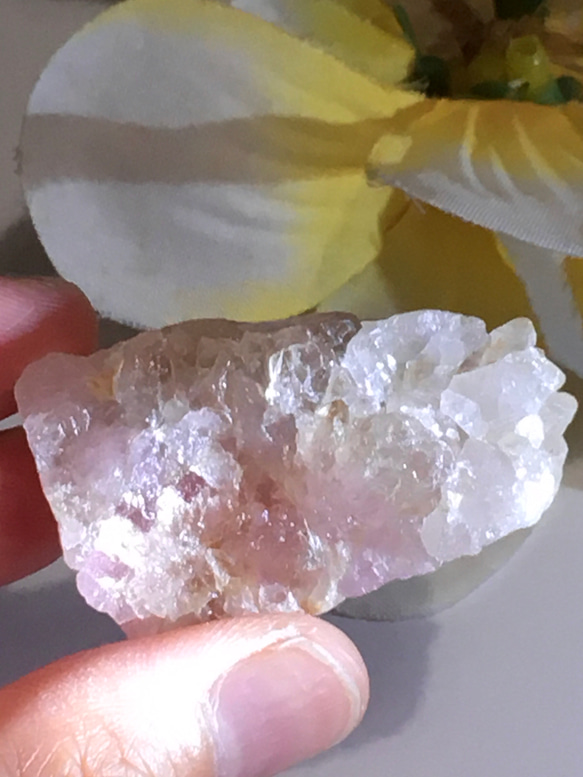 クラスター　ローズクオーツ　スモーキー共生　水晶 希少】煙水晶 クラスター ローズクォーツ 共生 天然石 東洋