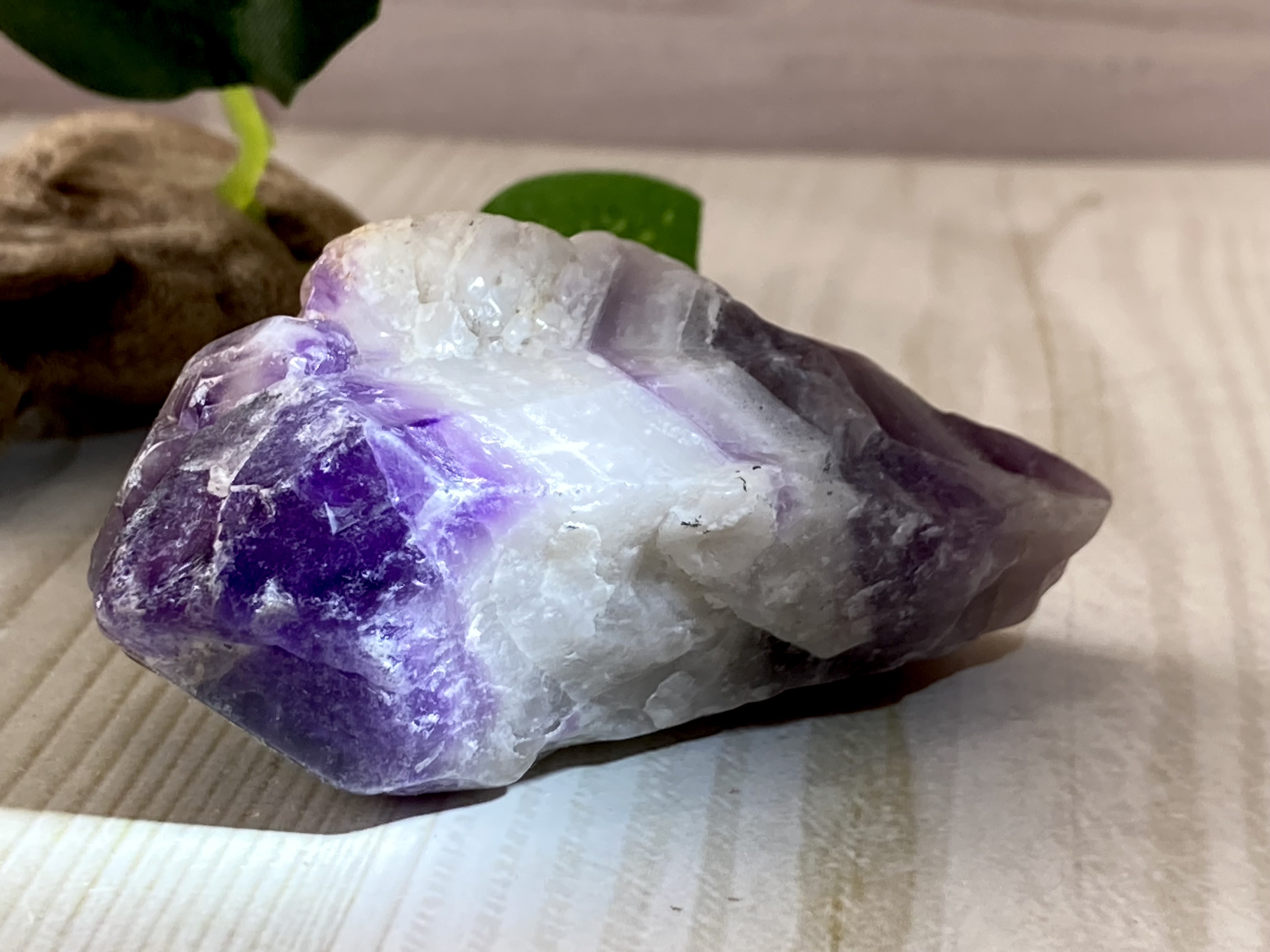 最安値比較 - シェブロンアメジスト ツイン 紫水晶 ラフストーン 原石