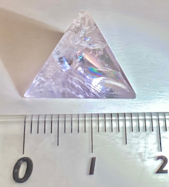 【大宇宙との融合✨】アメジスト　トライアングラー　ピラミッド　三角錐 4枚目の画像