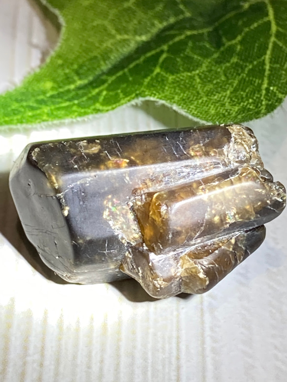 調和・情緒安定】虹入り✨ ドラバイト ブラウン トルマリン 電気