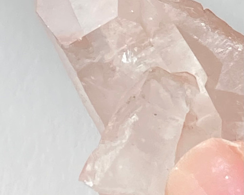 【チャネリング】虹入り✨　ピンク　レムリアンシード　クリスタル　原石 チャネリング✨ 虹入り レムリアンシードクリスタル ピンク 虹