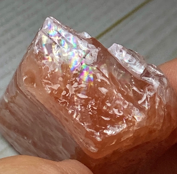 レア✨ハイグレード レッドカルサイト原石 インド・マハラシュトラ州産レッドカルサイト1｜ファイン