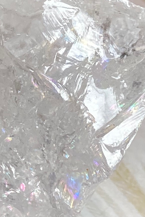 アーカンソー産✨　万華鏡　かち割り水晶　ロック水晶 4枚目の画像