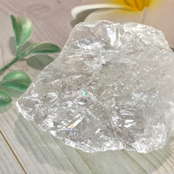 アーカンソー産✨　万華鏡　かち割り水晶　ロック水晶 5枚目の画像