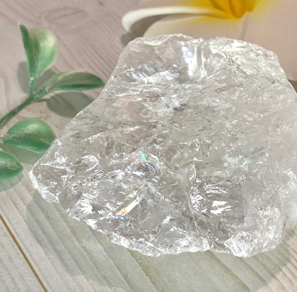 アーカンソー産✨　万華鏡　かち割り水晶　ロック水晶 5枚目の画像