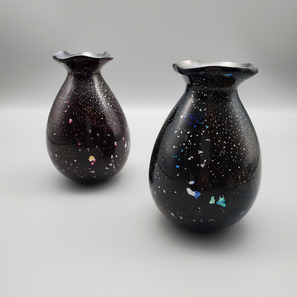 星空の雫(青) 花瓶 一輪挿し・花瓶・花器 硝子工房nico 通販 11584737