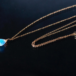 玉玲瓏珠寶珍貴蛋白石落粒項鍊 第3張的照片