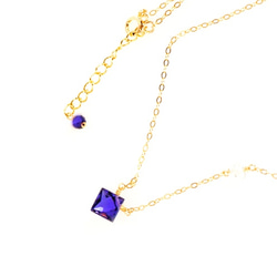 紫羅蘭花*堇青石+ Hakima  - 鑽石項鍊 第4張的照片