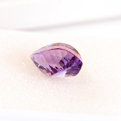 高品質/大切花式捻紫水晶項鍊briolette 第1張的照片