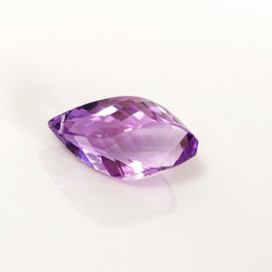 高品質/大切花式捻紫水晶項鍊briolette 第3張的照片
