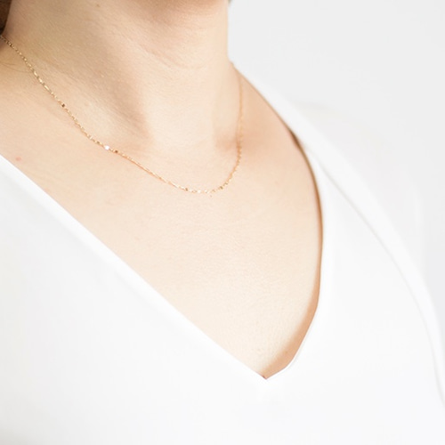 K10YG]PRAYERデザインチェーンネックレス ネックレス・ペンダント mumu 
