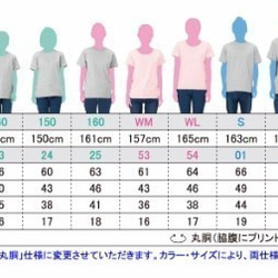 シャーベットカラー☆タイダイ染めTシャツ　WM　綿100%　氷染め 3枚目の画像