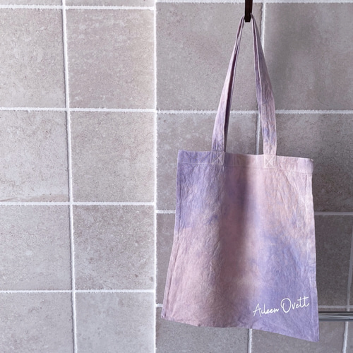 オーダーページ】エコバッグ タイダイ染め A4サイズ 絞り染め カラー4  