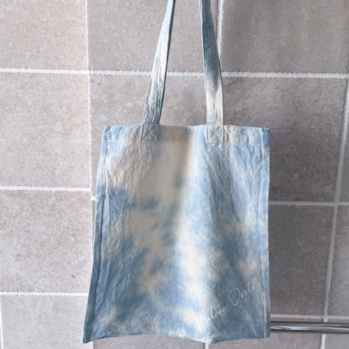 オーダーページ】エコバッグ タイダイ染め A4サイズ 絞り染め カラー4  