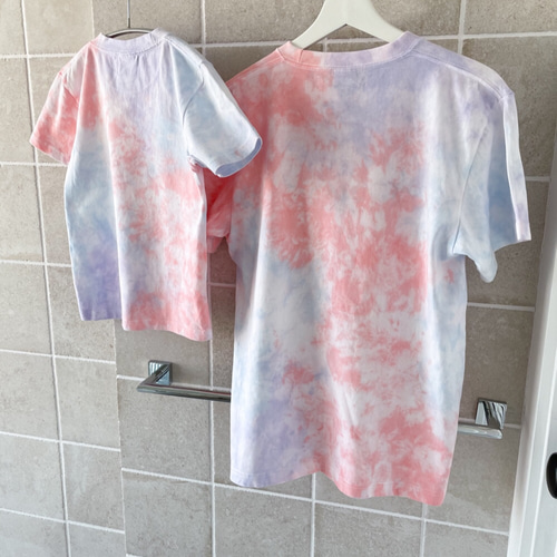 セットでお得！】親子セット❤︎色柄サイズ選択OK タイダイ染め T  