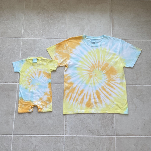 ロングボードカバー  タイダイ染め セットでお得】色柄サイズOK！親子セット タイダイ染め Tシャツ