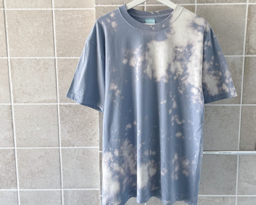 タイダイ Tシャツ ブルー　サイズ48 tシャツ TIE DYE 「タイダイ」- TEE /タイダイ ティー メンズ