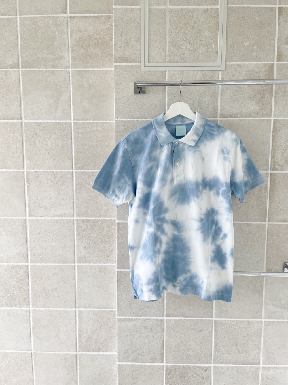 【美品】レザレクション TieDyePolo ダイタイポロシャツ ドライレイヤードポロシャツ半袖(4.4オンス)[男女兼用][トムス