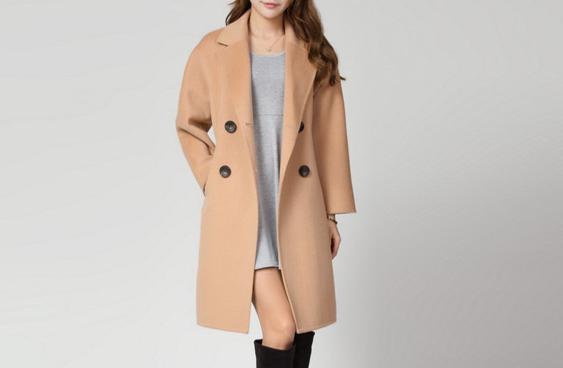 カシミヤ混素材 ダブルフェイスチェスターコート ☆オーダーメイド可☆