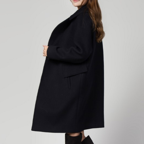 カシミヤ混素材 ダブルフェイス裏地付きチェスターコート ☆オーダー