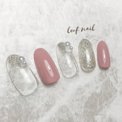 パンダネイル】☕︎ネイルチップ サイズオーダー可☕︎ ネイルチップ