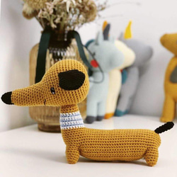 あみぐるみ いぬ 編みぐるみ 出産祝いおもちゃ 男の子 女の子 子供 誕生日 1枚目の画像